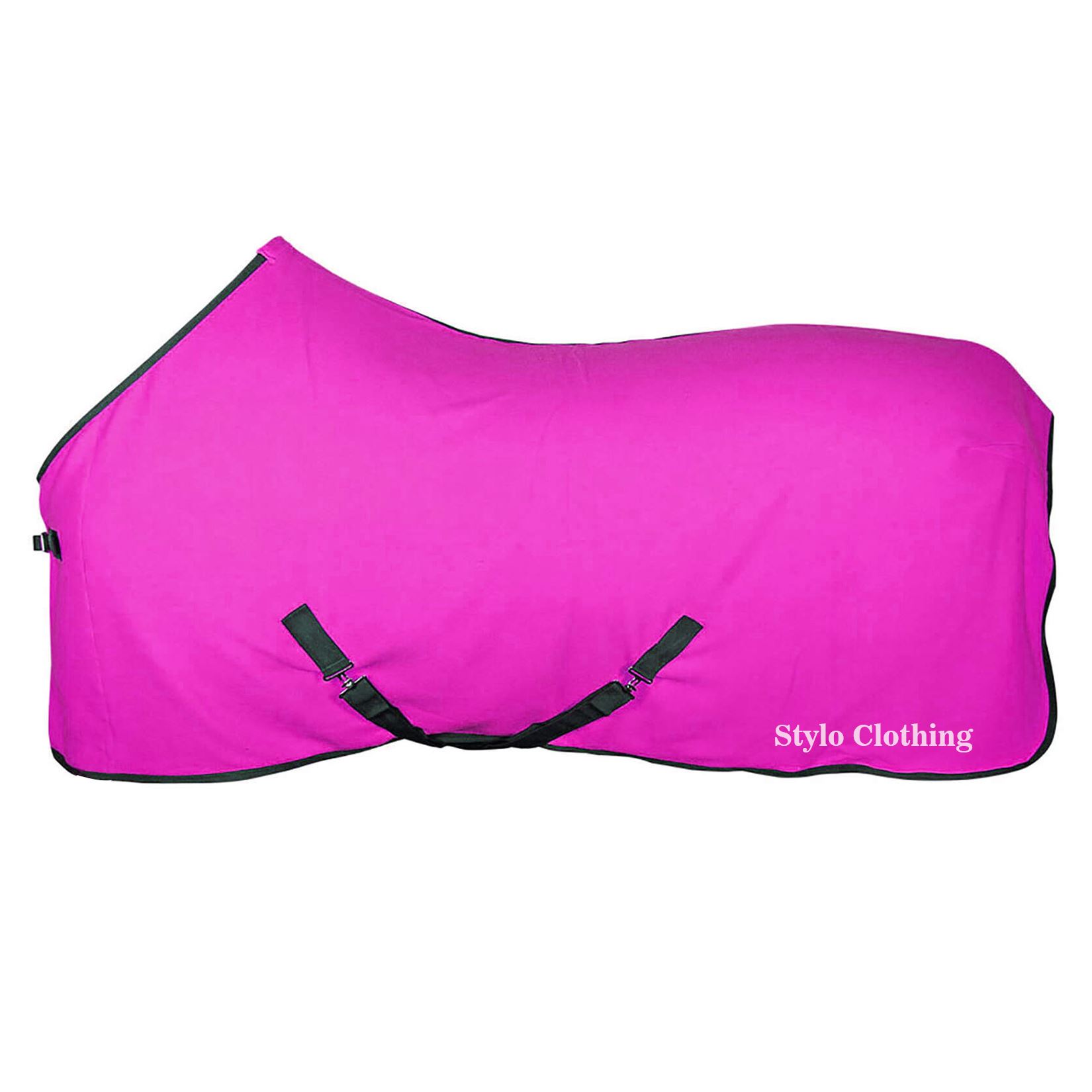 High-quality Half Neck Fleece Horse Rug for winter use - custom equestrian stable turnout rug, waterproof and versatile.