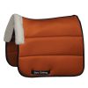 Top Selling All Purpose Mesh Saddle Pads With Faux Fur For Comfortable Horse Riding