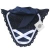 Shetland flag-ear-bonnet with customizable design for horses