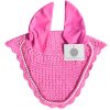 Pink best ear bonnet designed for fashionable horse gear