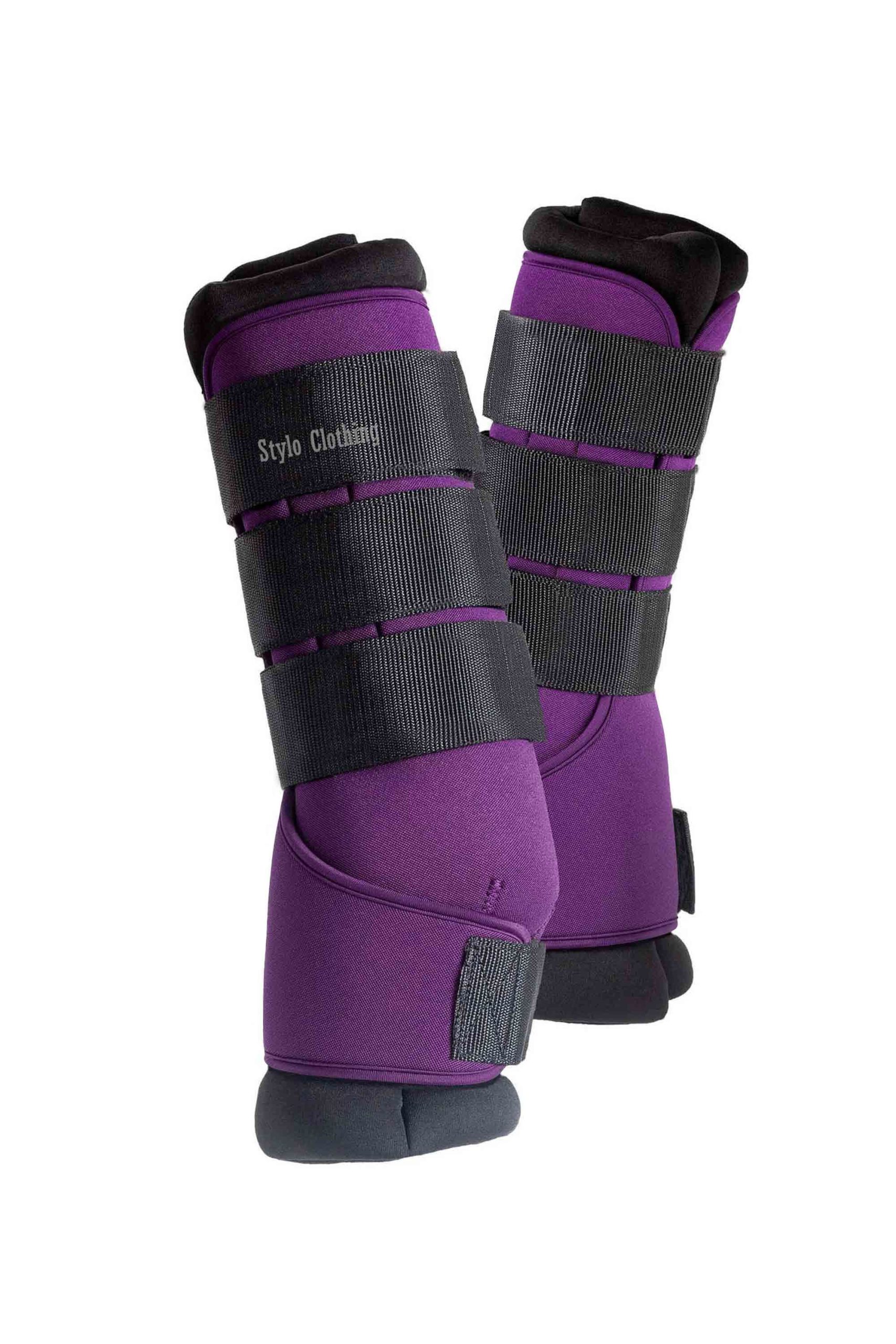 All-purpose horse boots with durable materials, perfect for brushing and dressage, wholesale by Stylo Clothing. - Horse Brushing Boots