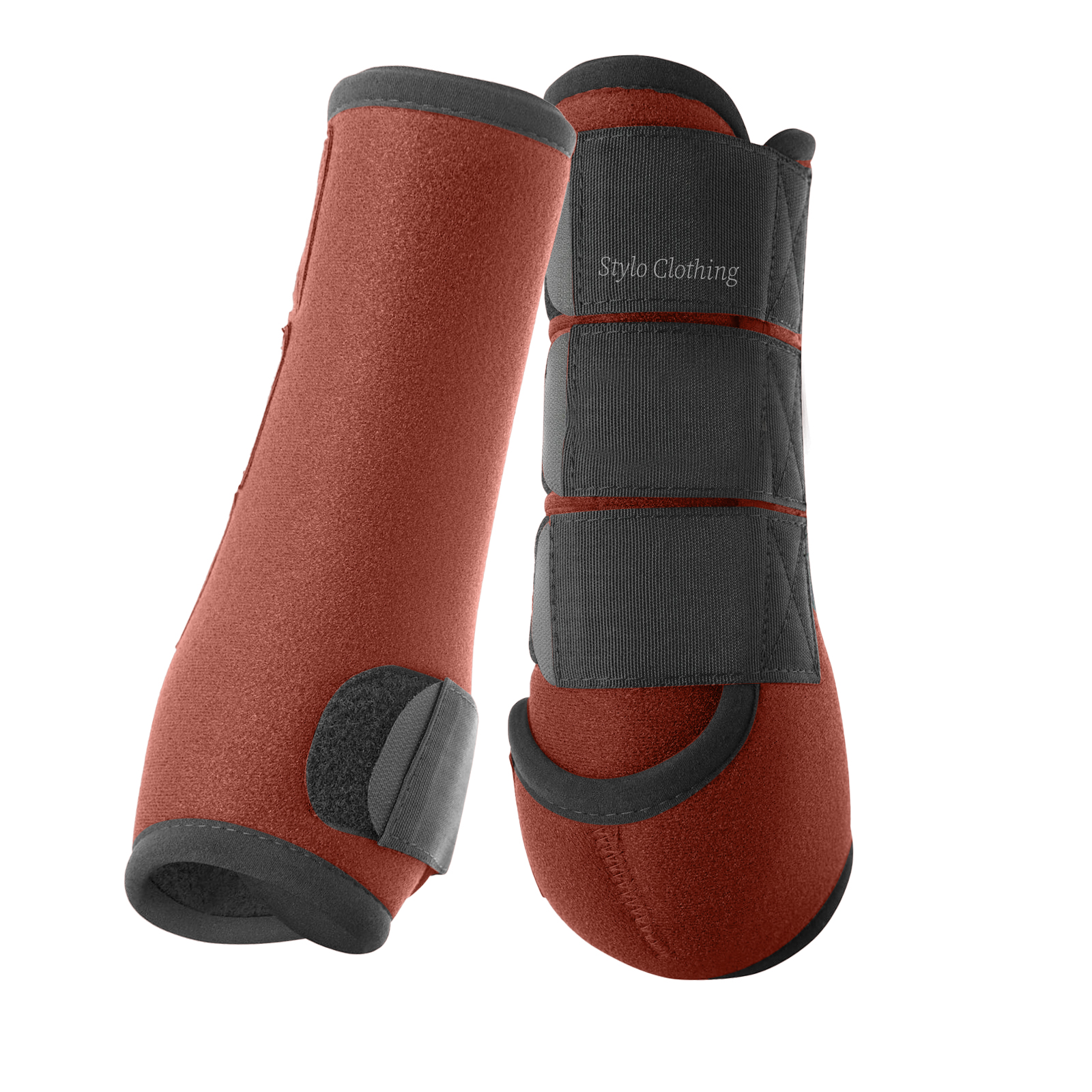 Custom-fit Exercise Horse Boots with neoprene material, designed for ultimate leg protection during training, wholesale available for retailers.
