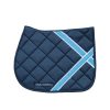 "Fashionable Saddle Pad for dressage – bestselling cotton design with square quilted pattern, ideal for horse tack"