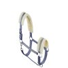 Custom-made horse halter featuring high-quality crystals, available in wholesale for elegant equestrian collections.