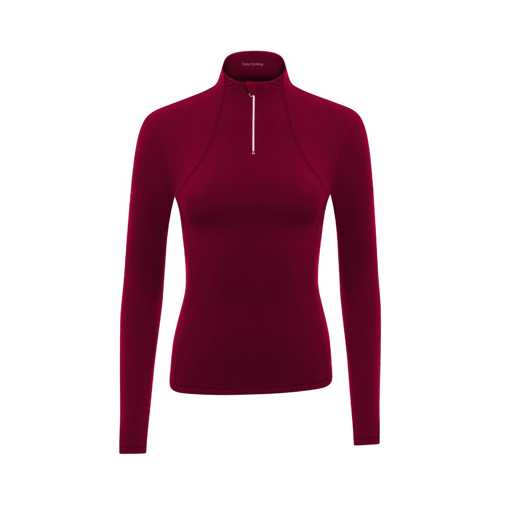 Durable Women Zipper Shirt Neck Base Layer ideal for riding enthusiasts offered at factory-direct prices