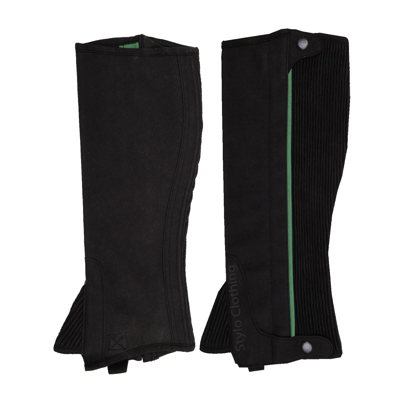 Comfortable-half-chaps-best-zipper-equestrian-riding-equipment-for-riders "Blockbuster durable Amara half chaps with zipper, designed for leg protection and horse riding - Stylo Clothing"