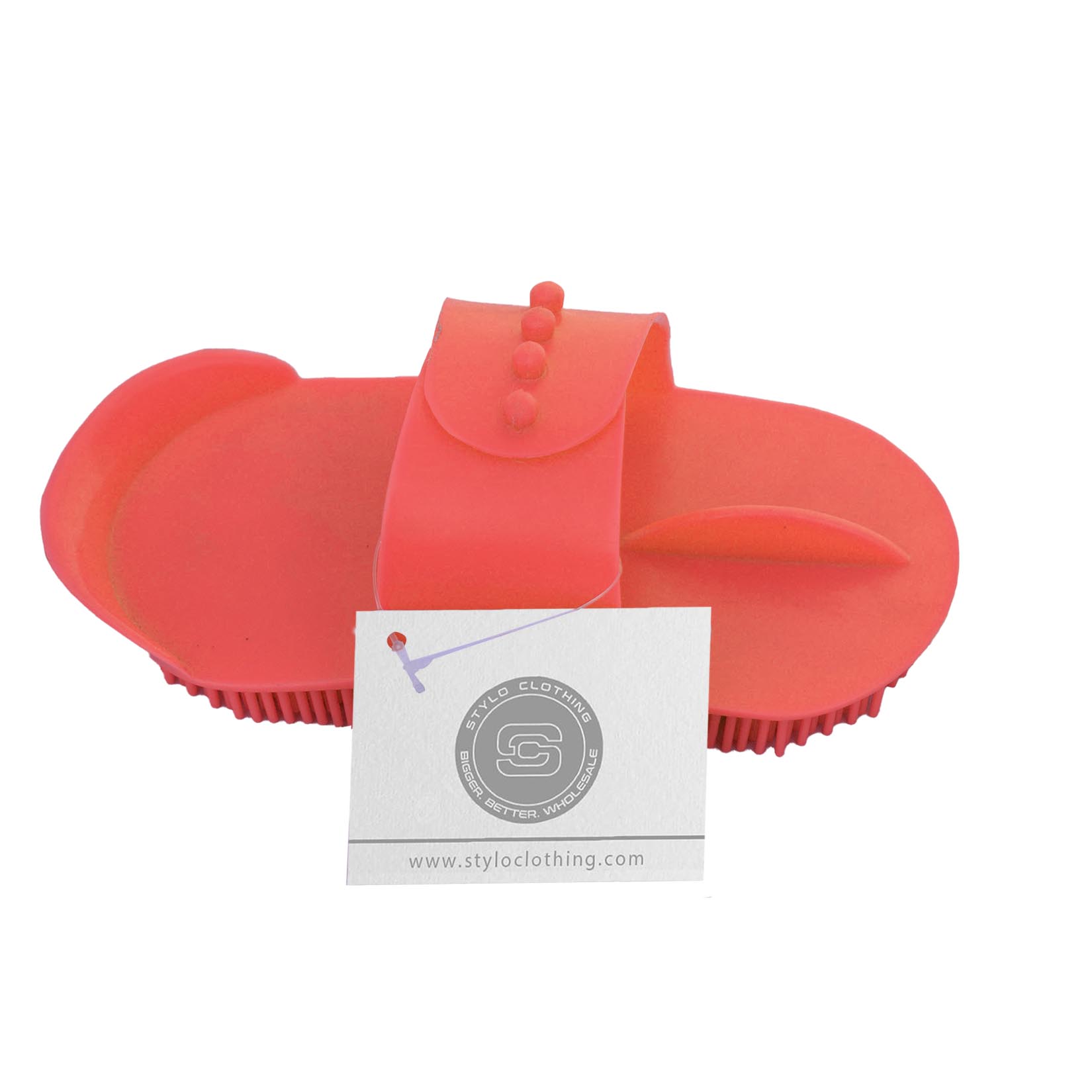 Premium Plastic Curry Comb for Horse Care - Durable and Effective