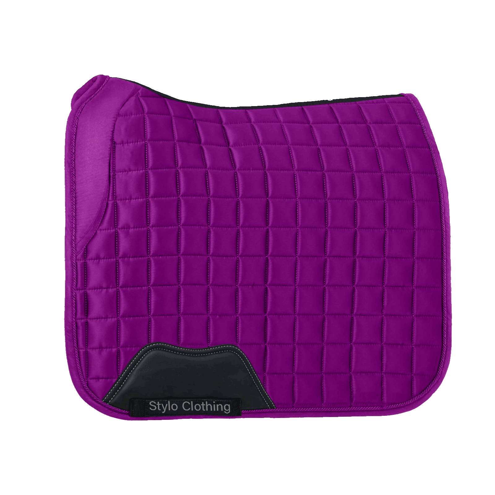 Dressage-satin-saddle-pad-Wave-quilt-Custom-made-riding-horse-tack "High-quality Customized Dressage Saddle Pads – dressage satin, soft-padded, ideal for wholesale horse tack supplies"
