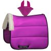 High-Quality Cotton Matching Sets in Wholesale, Features Matching Ear Bonnet and Saddle Pad Set for Horses