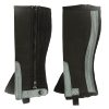 "Top-rated lightweight Amara half chaps with zipper and button, ideal for riders, available for bulk orders from Stylo Clothing"
