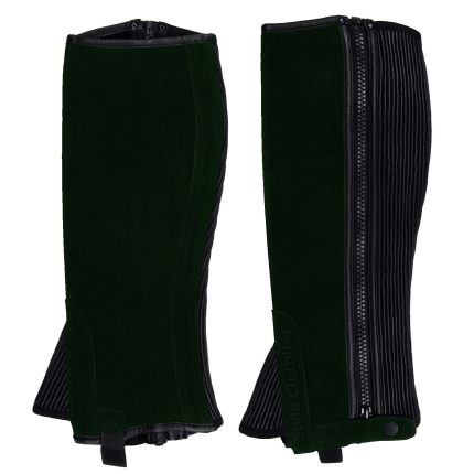 Trendy Nubuck Half Chaps with Faux Leather - 50+ Articles