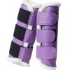 Premium Hot Selling Brushing Boot featuring faux fur for added comfort and protection, custom-made for horses, wholesale equestrian product.