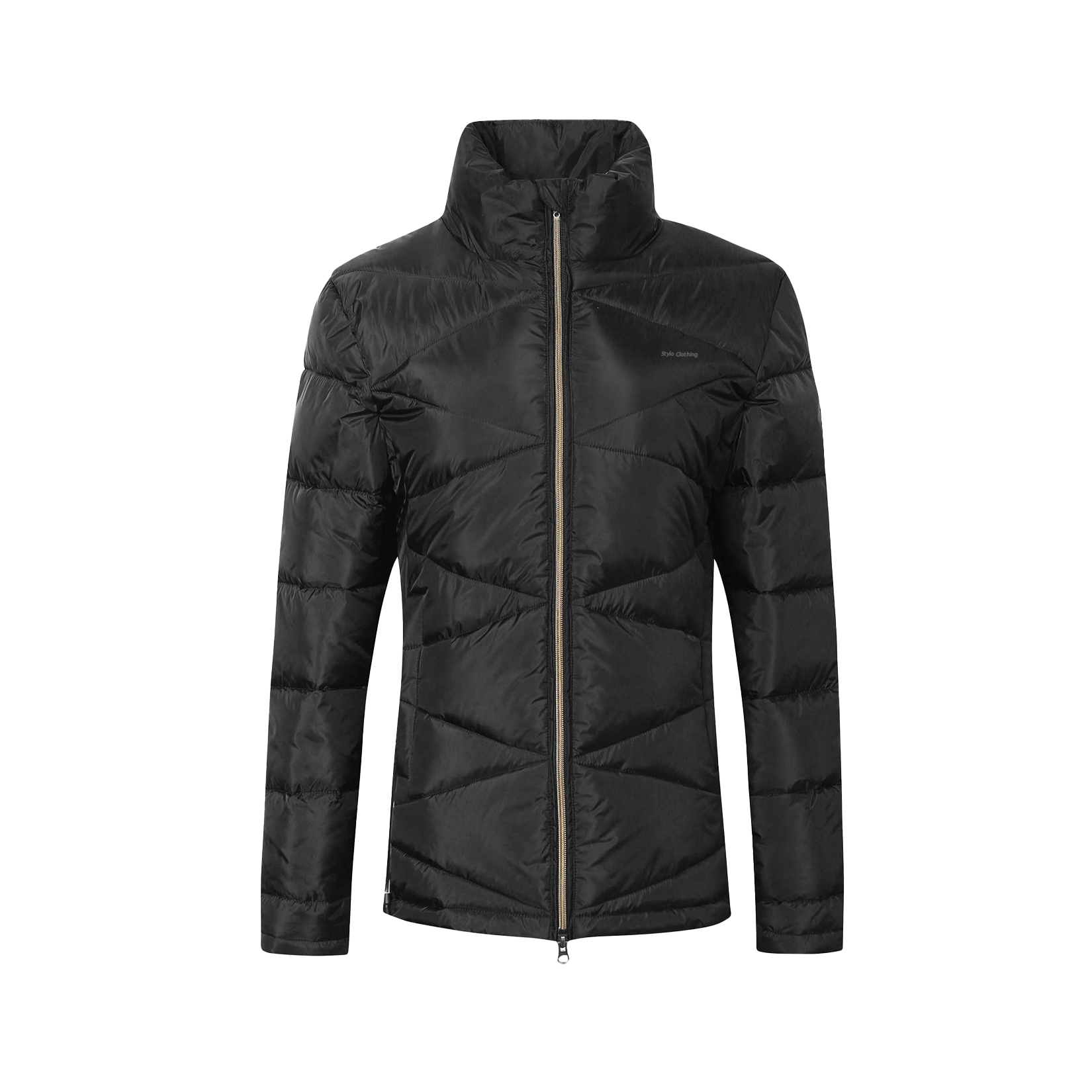 Puffer Jacket - "Durable 2 Way Water Repellent Puffer Jacket with Zip for Women, Wholesale Manufacturer"