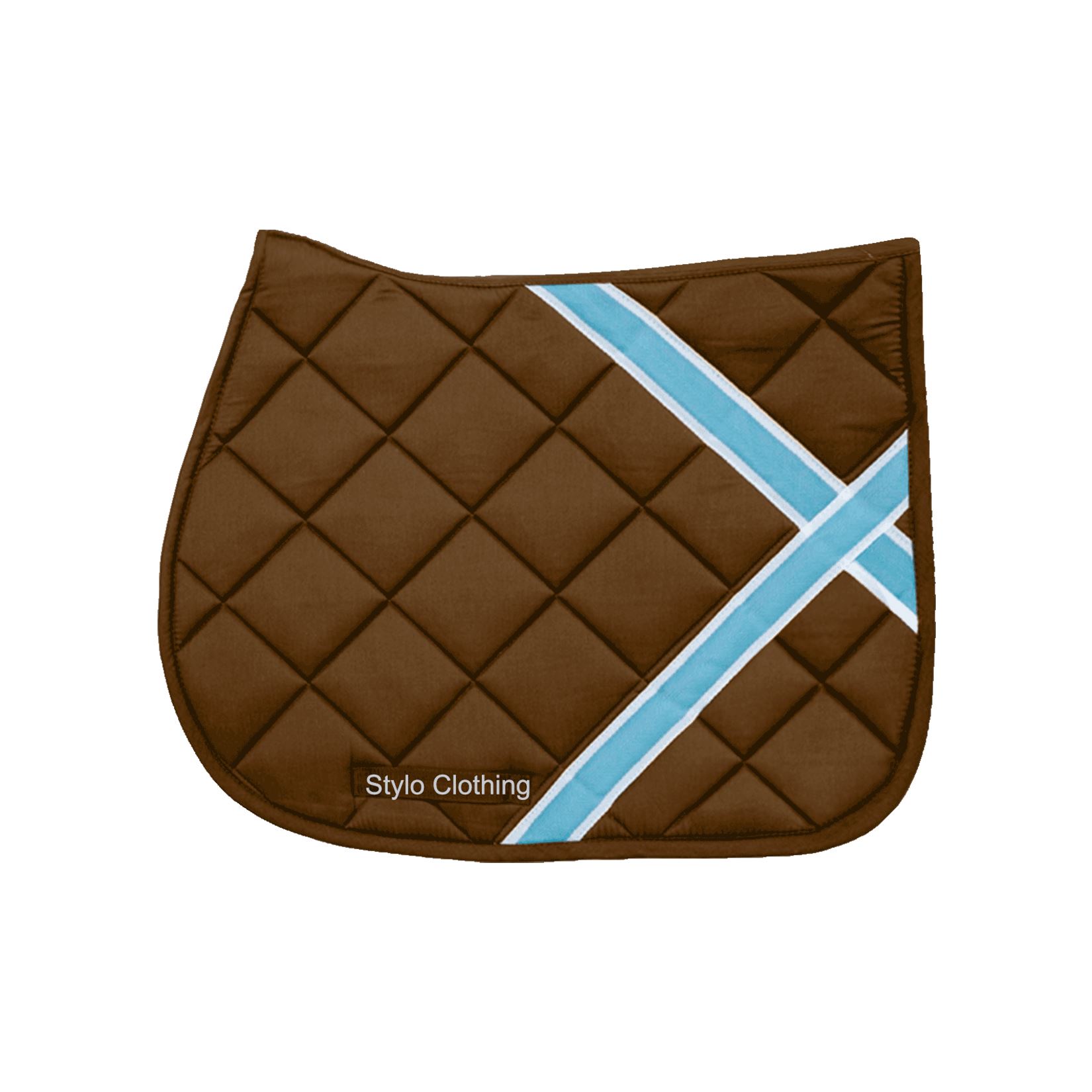 "High-quality Fashionable Saddle Pad – square quilted cotton, popular for dressage and wholesale equestrian gear"
