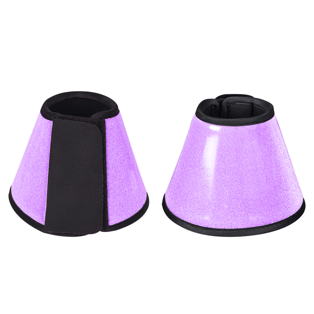 Reflective bell boots for horses, blending safety and style, custom wholesale equestrian gear by Stylo Clothing