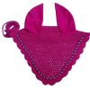 Durable ear bonnets for horses, designed with a string single cord, perfect for fly protection during rides