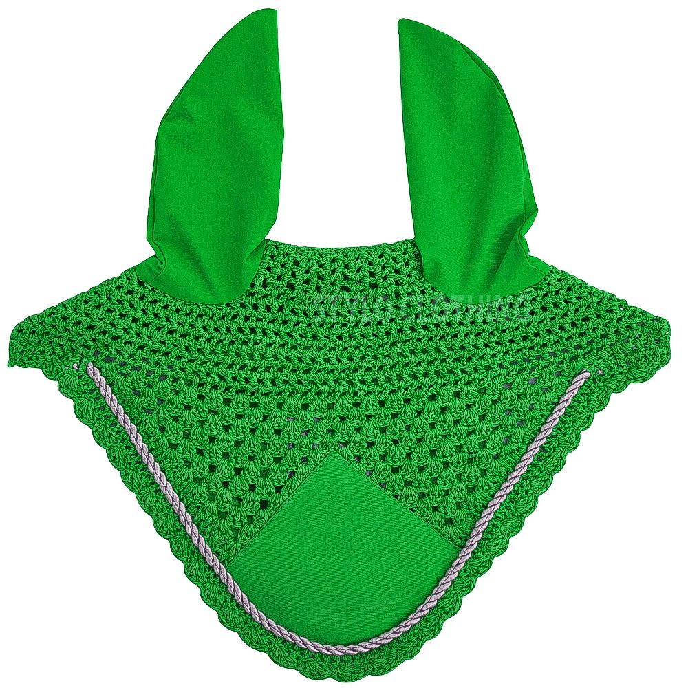 Green lightweight ear bonnet designed for comfort
