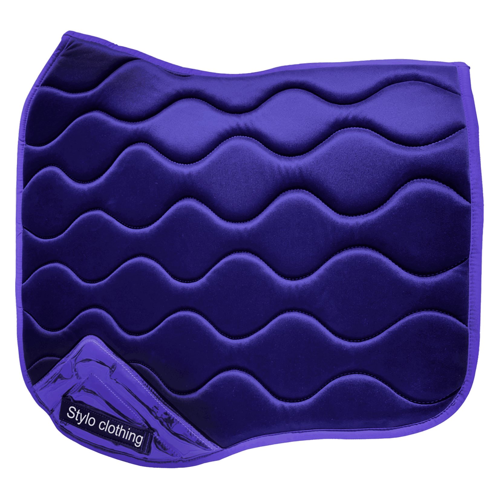 Wholesale Best Selling Wave General Saddle Pad – perfect for general-purpose riding, featuring a wave quilt pattern