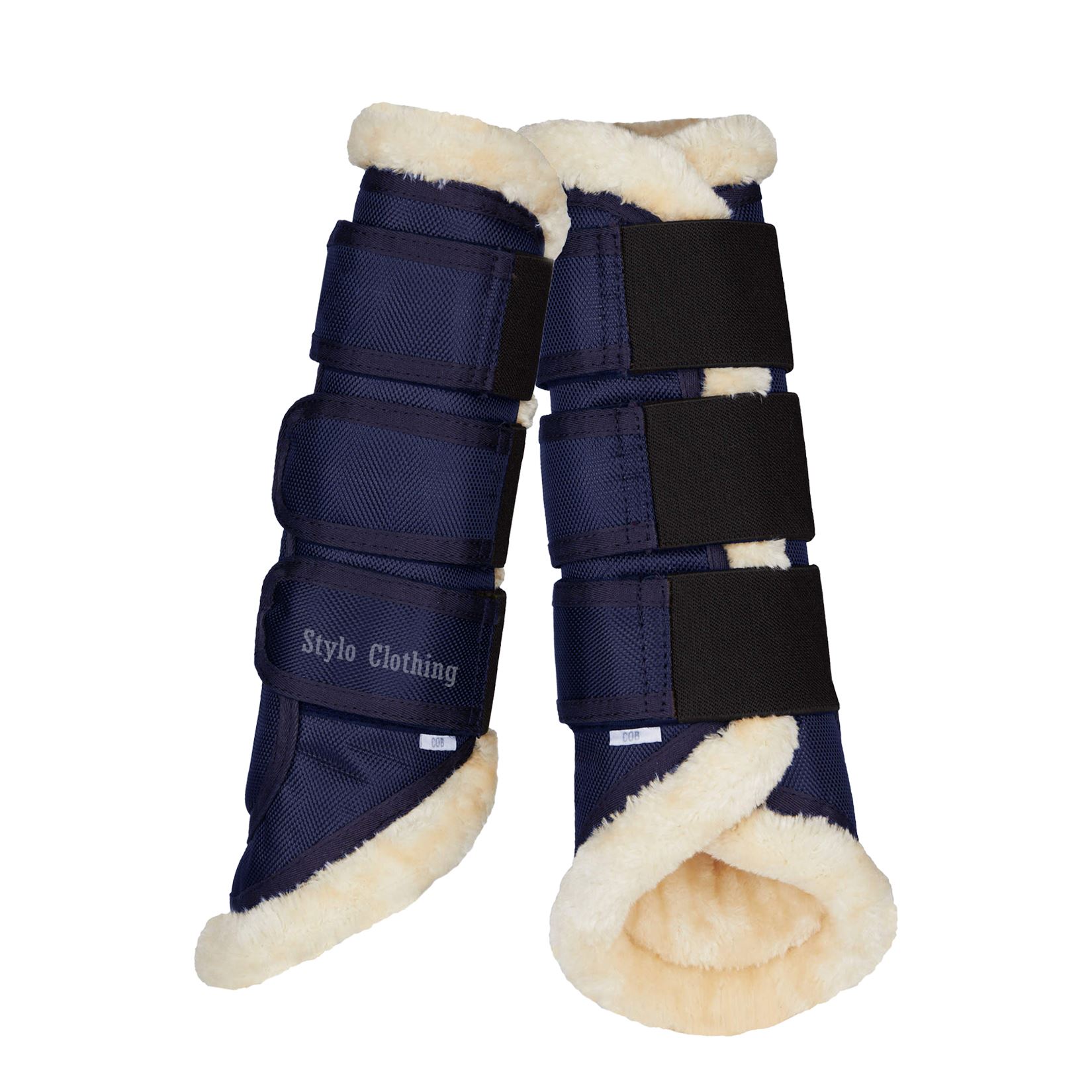 Trendy Brushing Boot with Faux Fur for superior protection and comfort, customized for a perfect fit in all sizes.