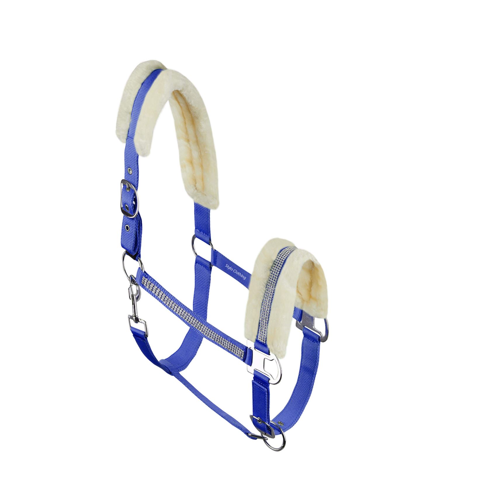 Best fit horse halter adorned with dazzling crystals, combining luxury and functionality for bulk equestrian orders.