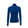 Best Women Zipper Shirt Neck Base Layer designed for riders with premium breathable fabric from Stylo Clothing wholesale