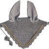 superior-quality-with-string-ear-bonnets-rhinestones-custom-made-horse-riding-equipment Wholesale horse fly veil ear bonnets, featuring string single cord design, perfect for equestrian horse wear