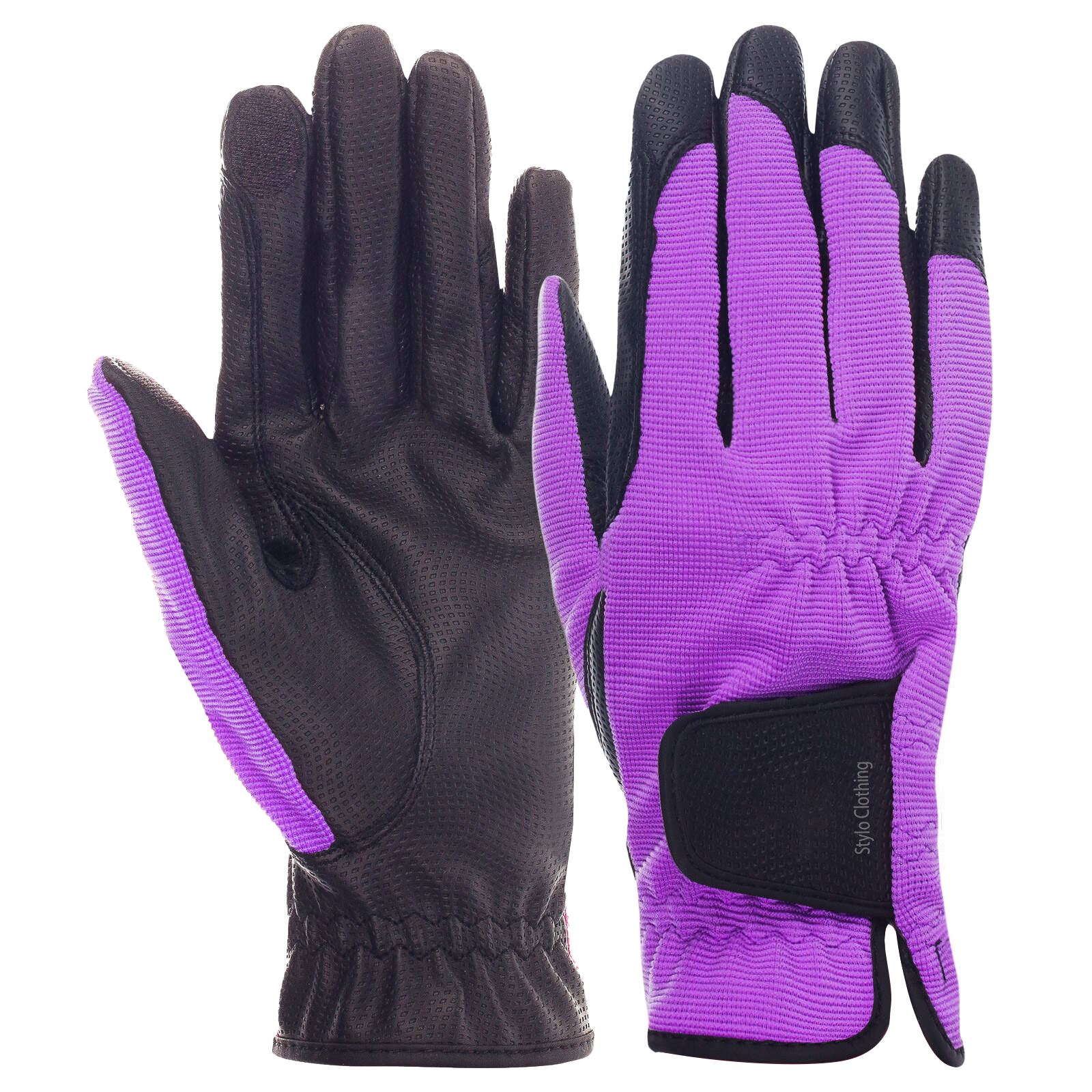 Superior airflow Innovative Gloves with Touch Screen Mobile perfect for equestrian activities and stable tasks.