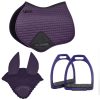 Best All Purpose Horse Matchy Sets in Wholesale, Includes Ear Bonnet, Saddle Pad, and Stirrups