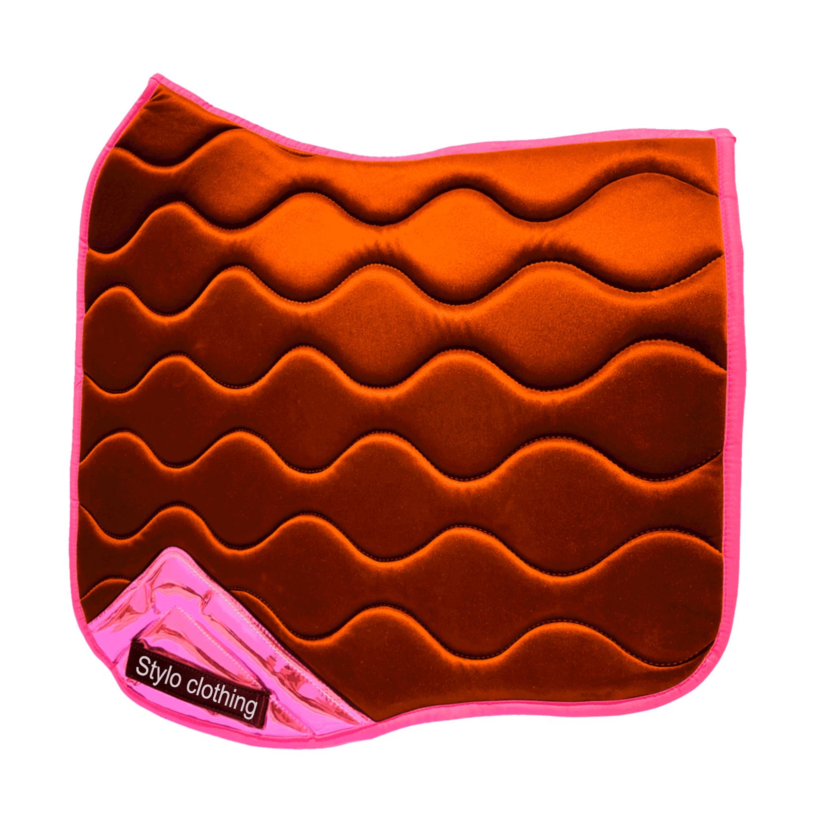 Best Selling Wave General Saddle Pad – general-purpose wave quilt design for comfortable horse riding