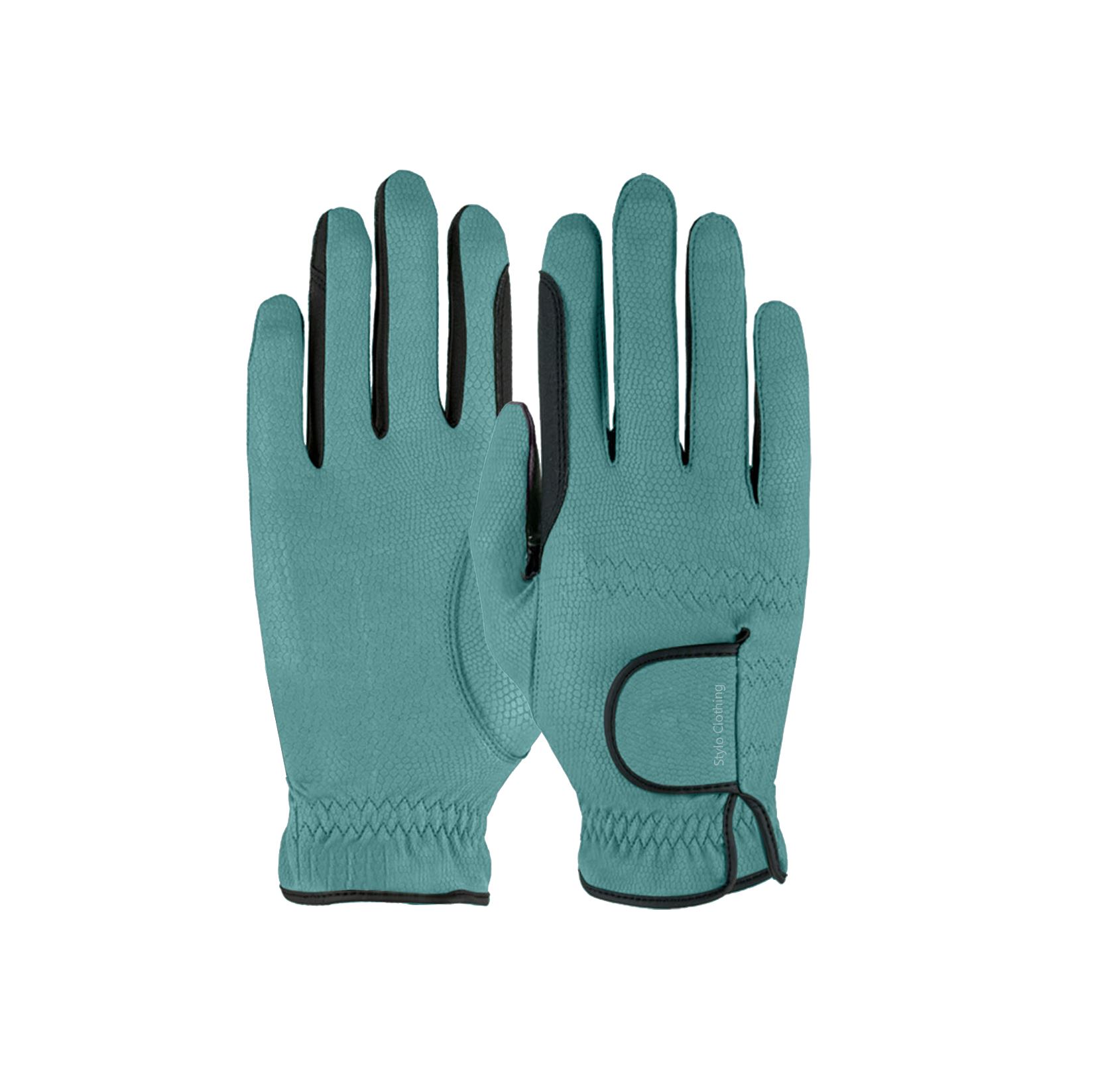top-selling-gloves-with-best-grip-two-tone-horse-riding-gloves Wholesale Top Selling 2 Gloves in double tone with Superior Grip and Ventilation for Horse Riding - Stylo Clothing