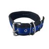 Top-selling nylon pet collar with double straps and steel buckle, designed for durability and comfort.