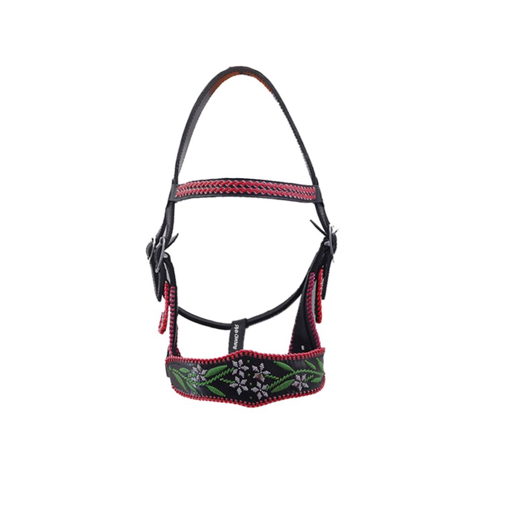 Elegant horse show halters designed with luxury materials, available in wholesale for high-end equestrian events.