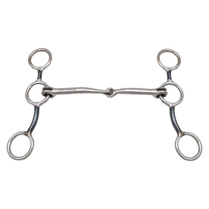 Best Quality Cow Horse English Gag Bit 1 Joint Steel Bit
