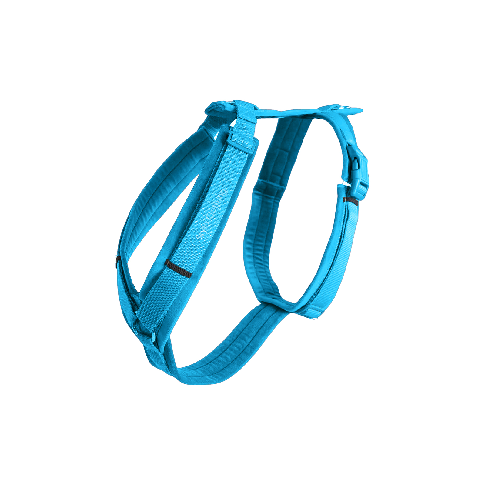 Stylish velvet dog harness with reinforced nylon base, perfect for pets needing both comfort and durability