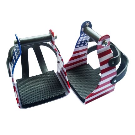 Best Endurance Stirrups USA Flag Color Coated - 20+ Articles