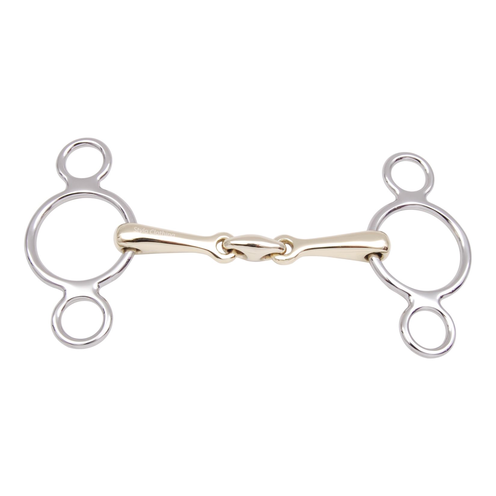 Best Selling Professional 2 Ring Dutch Bits with Silver Mouth Piece