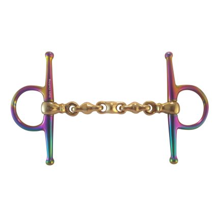 Exclusive Style 2 Joint Rainbow Full Cheek Bit in Wholesale