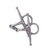 High End Stainless Steel Double Joint Durable Full Cheek Bit with Lozenge Link