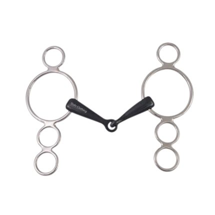 Best Quality 3 Ring Dutch Snaffle Bit with Iron Mouth Piece