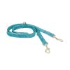 Premium velvet dog leash with sturdy nylon rings, combining elegance and functionality for pet comfort