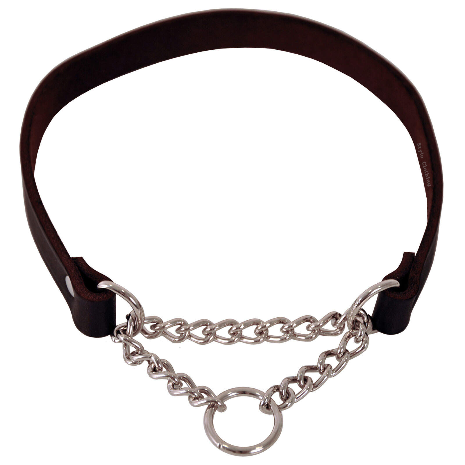 Best Leather Dog Collar with Chain Soft to Fur - 20+ Designs