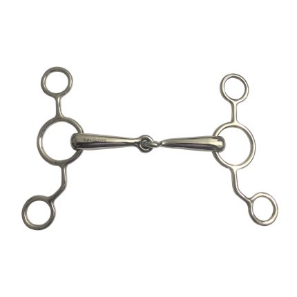 Exclusive Versatile English Cow Horse Gag Bit with 1 Joint Mouth Piece