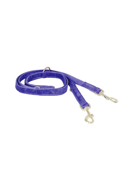 Best Velvet Dog Lead with Nylon Adjustable Rings - 10+ Sizes