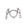 Best Selling Multi Functional 2 Ring Military Driving Bit Low Port Mouth Piece with Curb Chain Best Selling Multi Functional 2 Ring Military Driving Bit Low Port Mouth Piece with Curb Chain