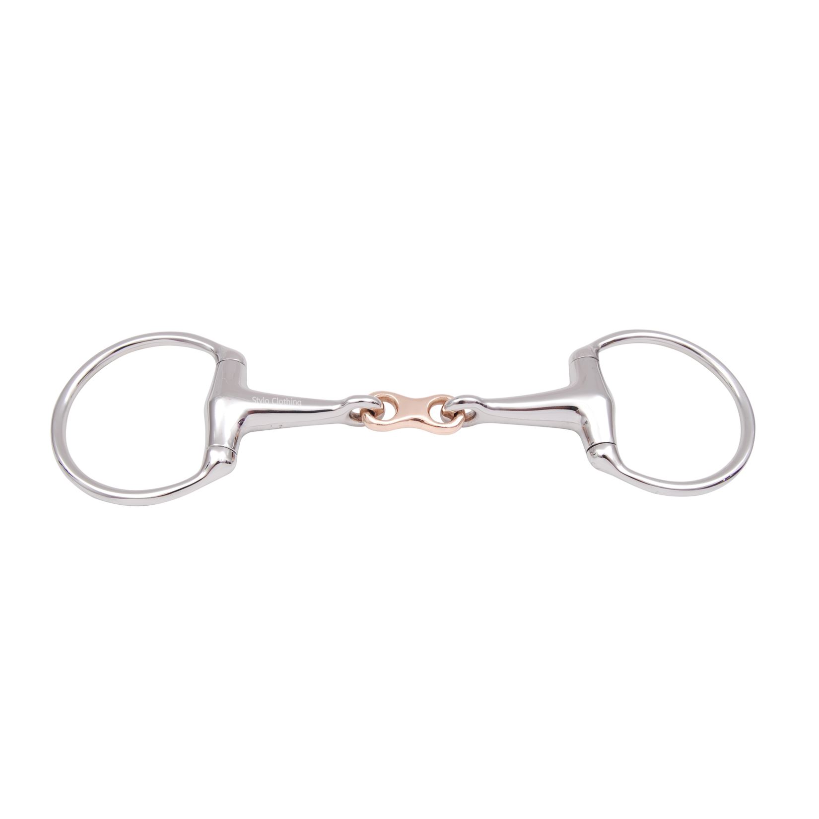 mirror-polished-dee-ring-bit-corrosion-free-with-copper-french-link-mouth-piece Buy Best 2 Joint Dee Ring Bits with Copper Link Mouth Piece