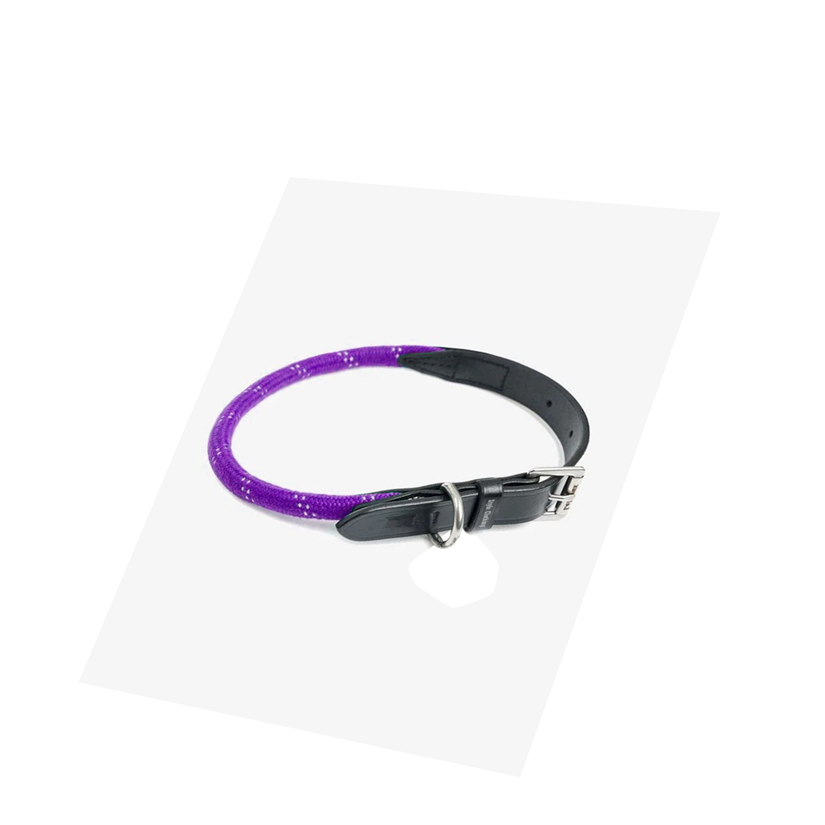 Customized best rope dog collar with strong steel buckles, available through manufacturer for wholesale orders