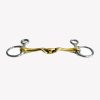 Detailed view of Baucher Snaffle Bit designed for balanced, mild pressure in horse training