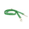 Close-up of best velvet dog lead featuring secure nylon rings, perfect for adjustable fit and durability