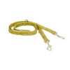 Luxurious velvet dog lead with durable nylon adjustable rings for a comfortable and stylish walk
