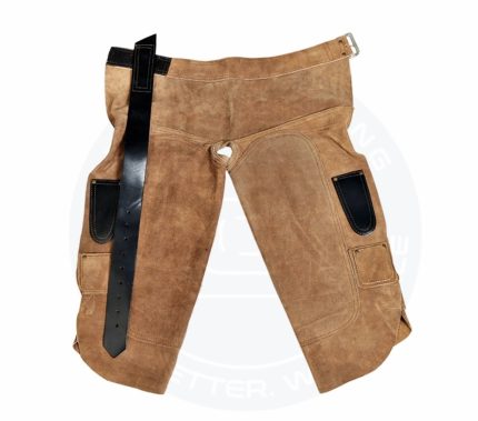 Professional Apron Chaps with 2 Pockets and Adjustable Belt